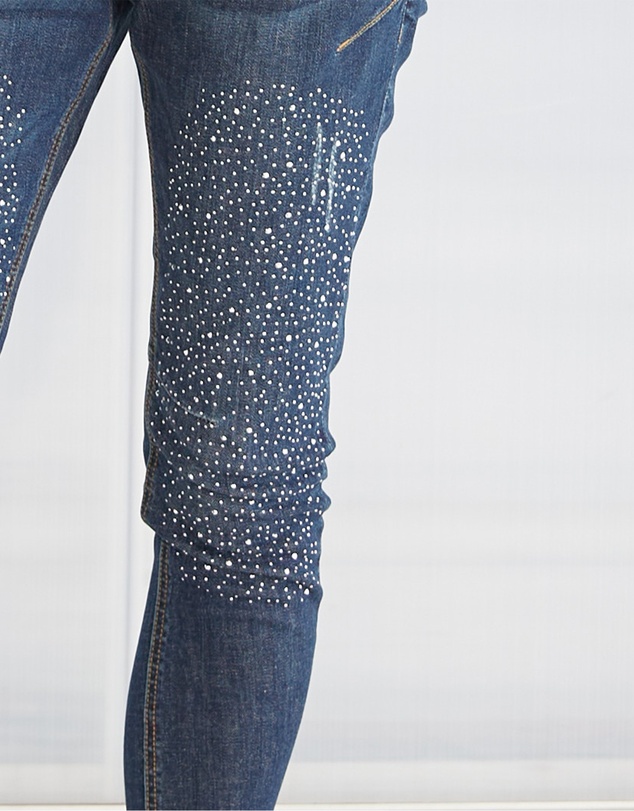 DRICOPER DENIM - Active Crystal Embellished Jeans