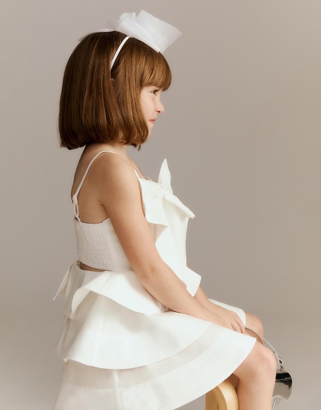 Bardot Junior - Tulip Lace Bow Dress - Kids-Teens