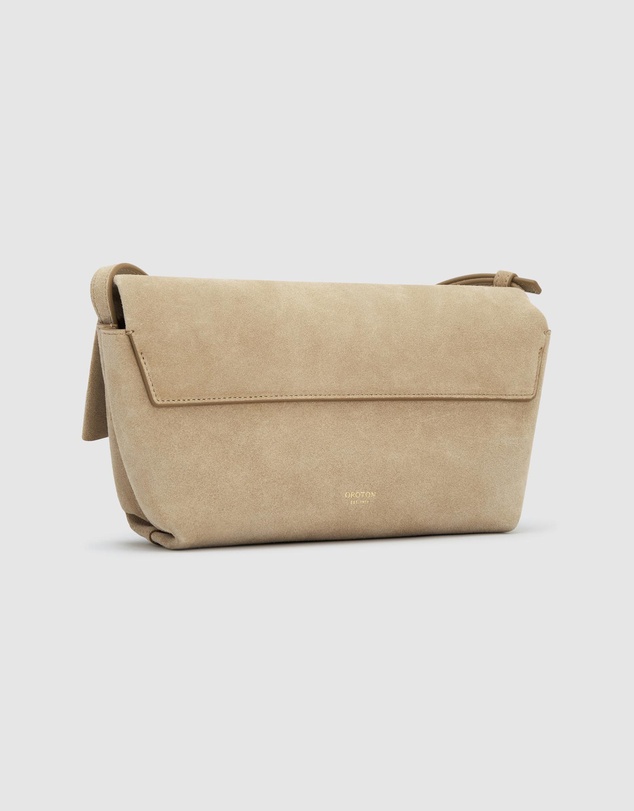 Oroton - Etta Medium Suede Clutch