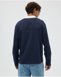 AERE - Classic Contrast Rugby Polo