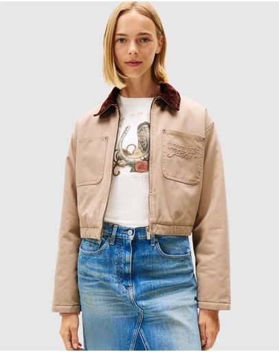 Tommy Jeans - Padded Crop Coach Jacket