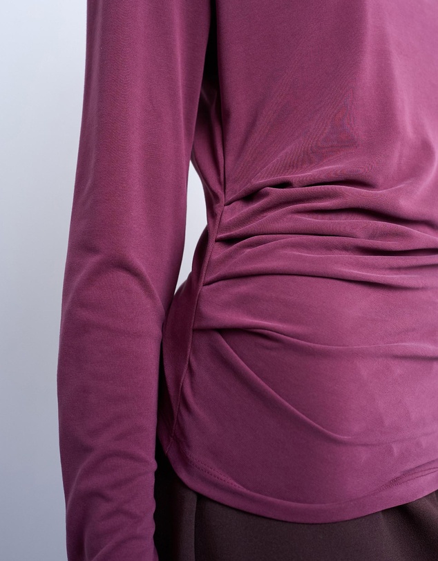TOPSHOP - Cupro LS Hitch Side Detail Top