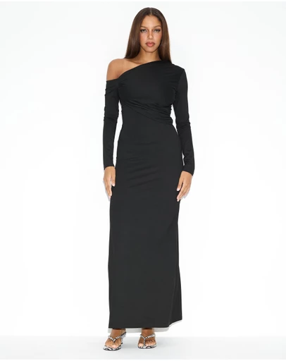 Dazie - Katia Asymmetric Jersey Dress