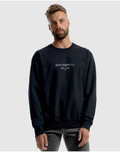 DVNT - Scripture Embroidery Crewneck