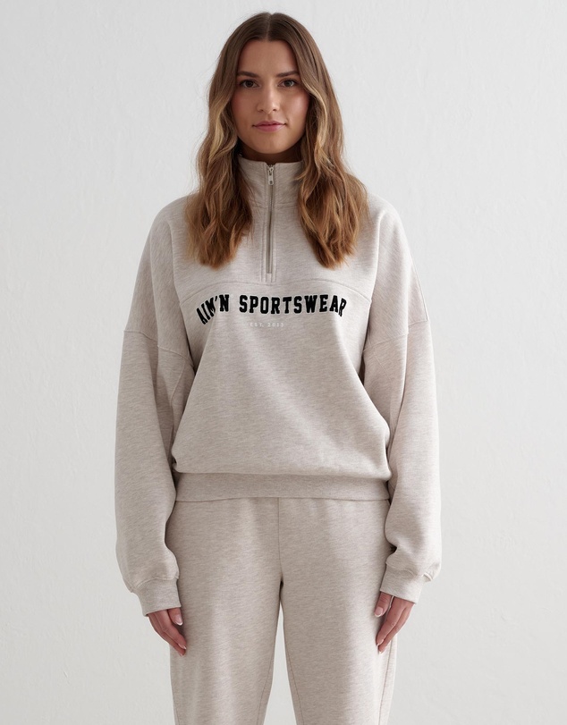 Aim'n - Varsity Half Zip Sweatshirt