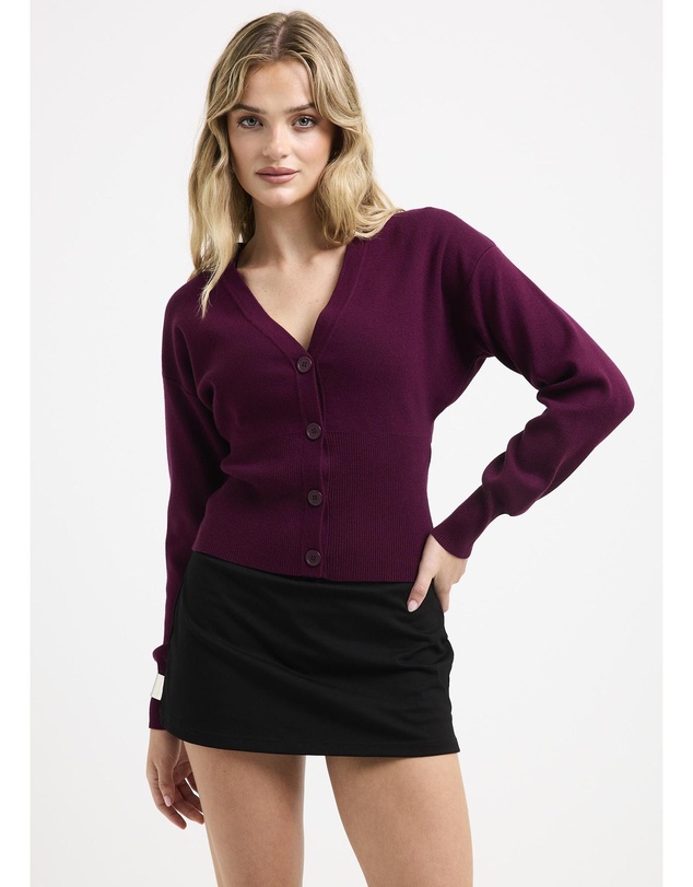 Alice In The Eve - Callie Cinched Long Sleeve Knit Cardigan