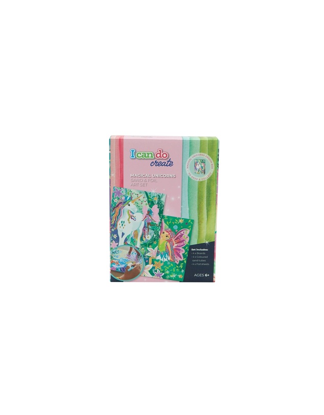 Icando - Magical Unicorns Foil Art Set