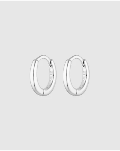 HOUSE OF SLANI - Ava Silver Hoops