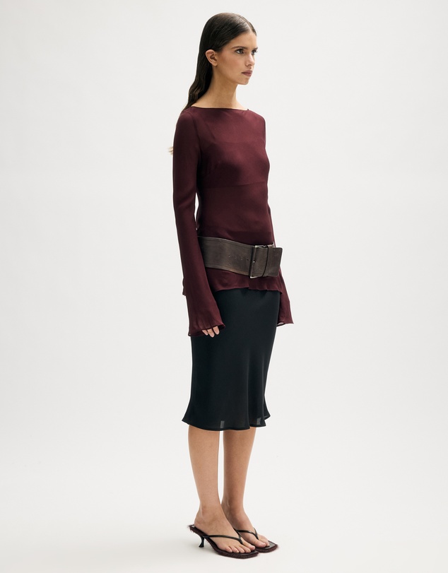 Minima Esenciales - Olen Sheer Layered Top