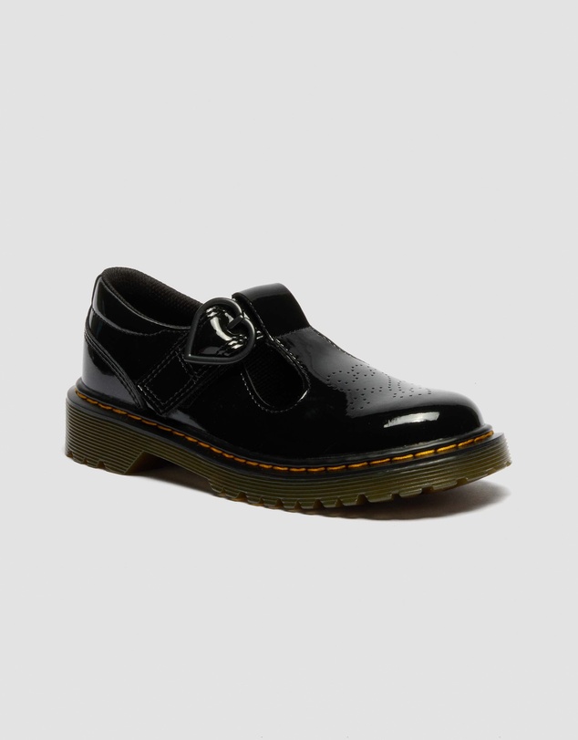 Dr Martens - Polley II T Bar Shoes - Kids-Teens