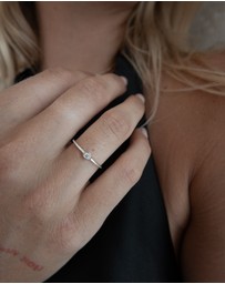 Luna Rae - Sterling Silver - Diamond Sky Ring