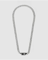 Diesel - D Logo Two-Tone Necklace