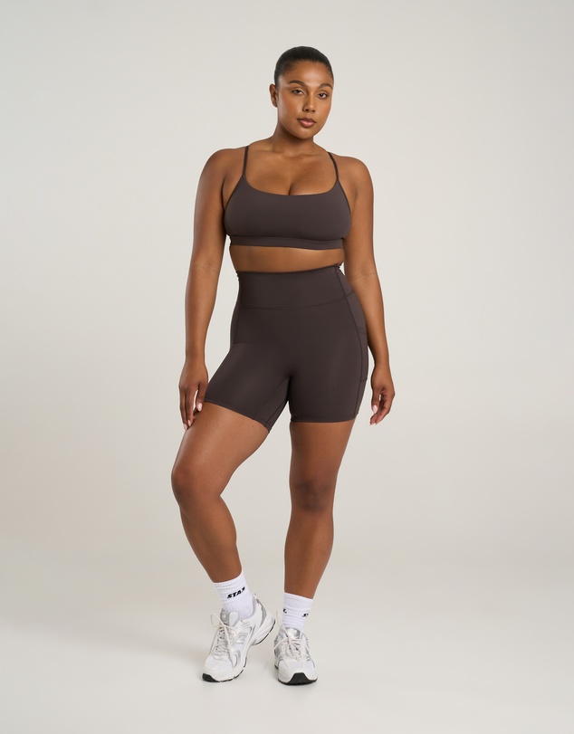 STAX. - Crossback Sports Crop Astryx - Truffle