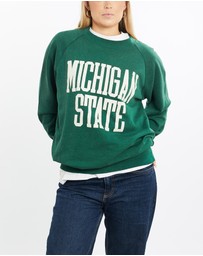 Vintage by The Real Deal - Pre Loved - Vintage 80s Michigan State Sweatshirt