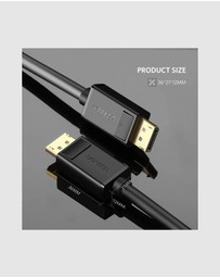 Ugreen - UGREEN 10211 4K DisplayPort 1.2 Cable 2M Male to Male
