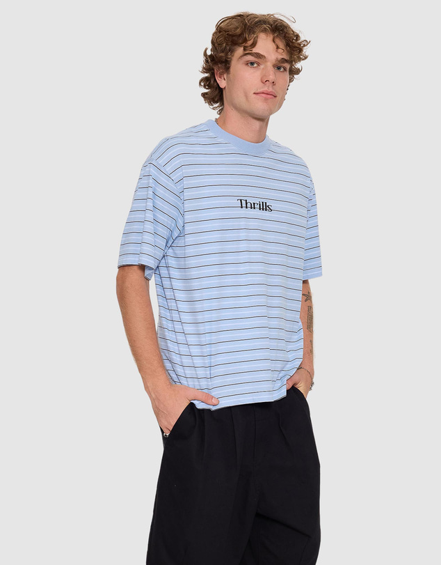 Thrills - Flowers Of Tomorrow Stripe Box Crop Tee