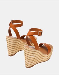Steve Madden - Cassie Camel Leather Heels