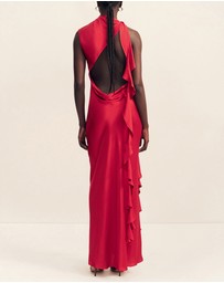 Shona Joy - Agnes Draped Ruffle Maxi Dress