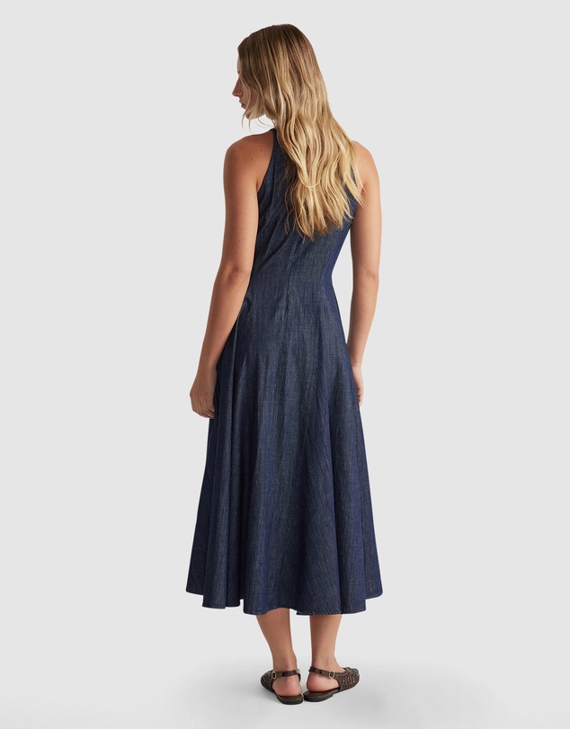 Decjuba - Darcy Denim Maxi Dress