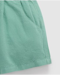 Purebaby - Linen Blend Short -Kids-Babies