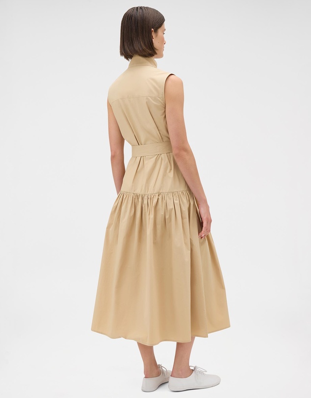 Oroton - Pleated Drop Waist Dress