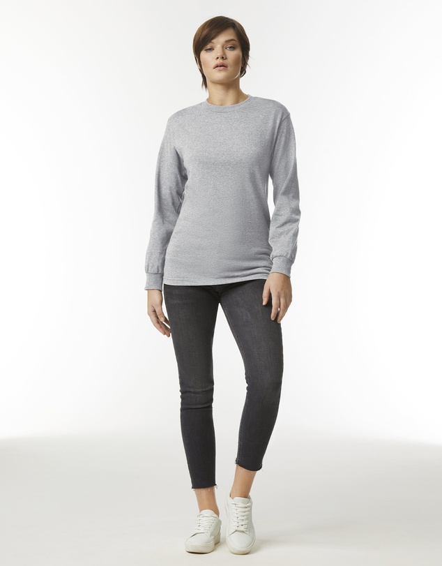 American Apparel - Unisex Long Sleeve Crew Neck T-Shirt