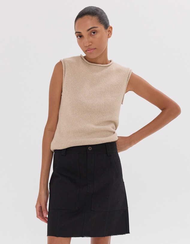 Cloth & Co. - The Short Element Skirt | Black