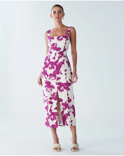BWLDR - Zahlia Midi Dress
