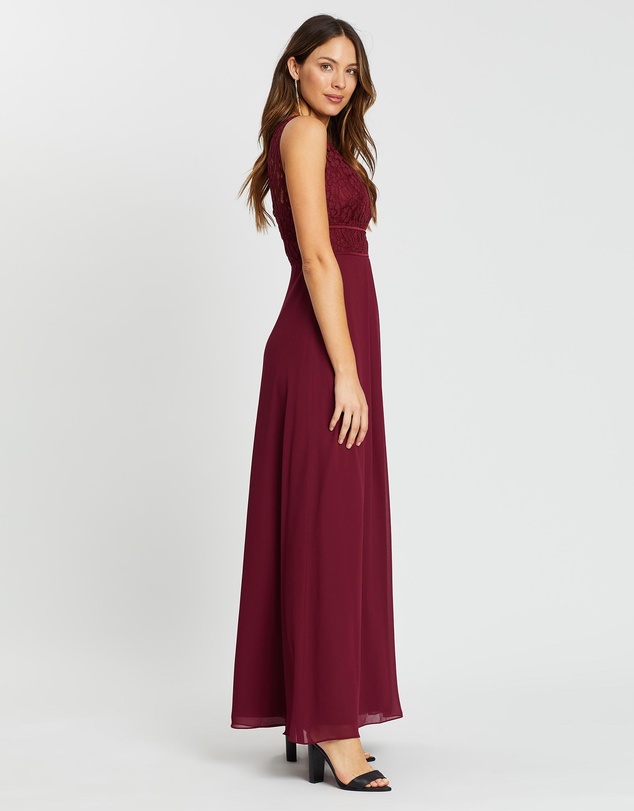 Alabaster The Label - Lace Bateau Dress