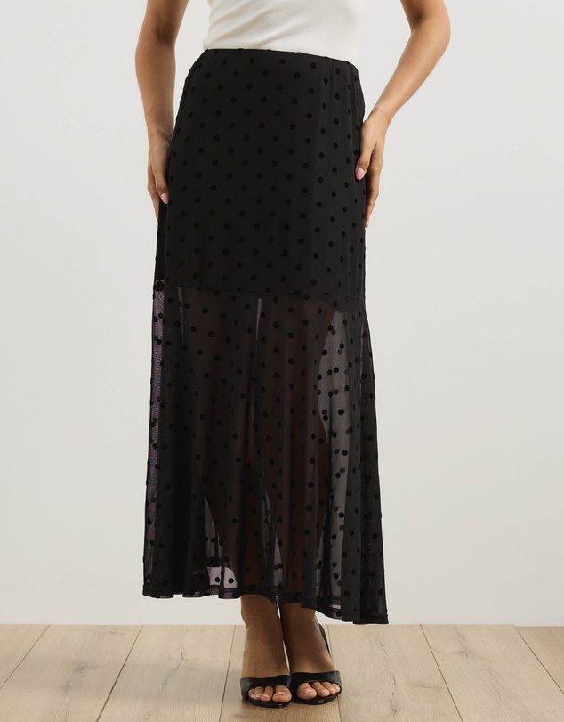 Atmos&Here - Aria Polka Dot Sheer Skirt