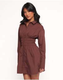 Petal & Pup - Wallace Mini Dress - Chocolate