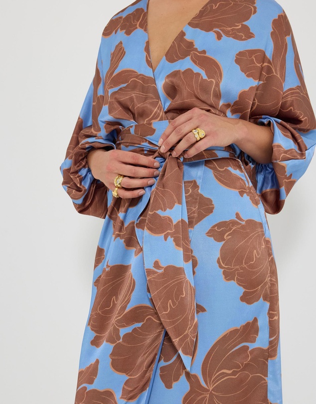 Pasduchas - Lucent Wrap Midi Dress