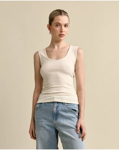 MVN - Soft Scoop Neck Top