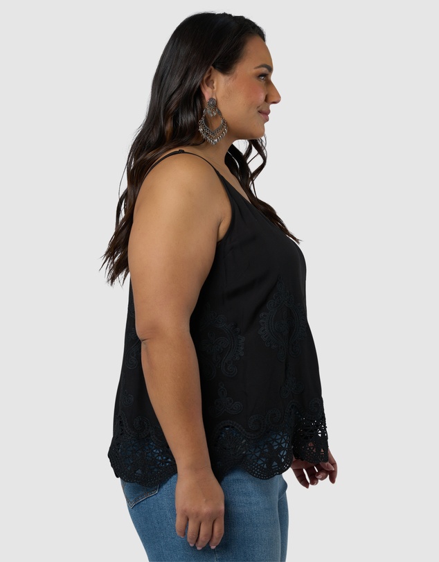 The Poetic Gypsy - Harvest Moon Embroidered Cami