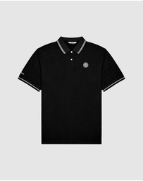 Malbon - Fairway Applique Pique Polo