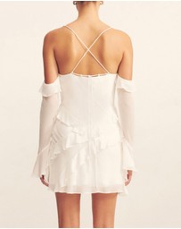 Shona Joy - Lira Long Sleeve Ruffle Mini Dress