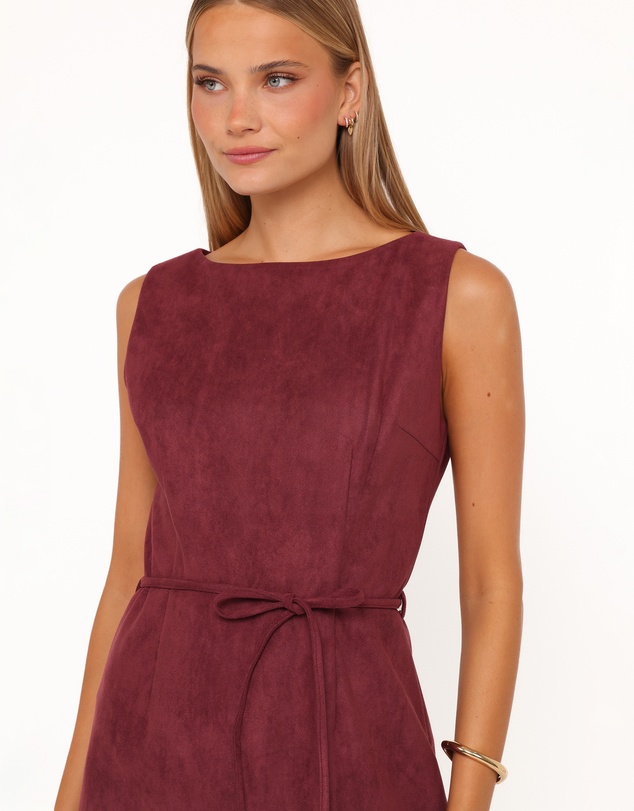 Petal & Pup - Sharna Mini Dress - Burgundy