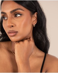 Mestige - Imogen Petite Hoops - 18K Gold Plated