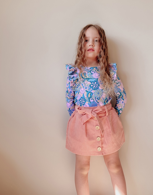 WITH LOVE FOR KIDS - Heidi Mini Cord Skirt - Babies - Kids
