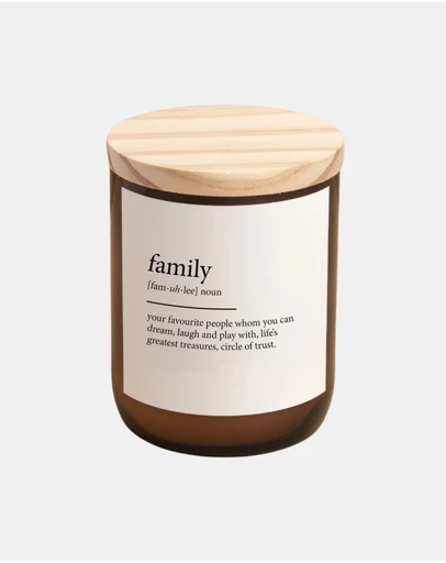 The Commonfolk Collective - Family ~ Dictionary Meaning Candle