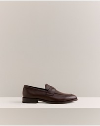 Trenery - Umber Saddle Loafer in Espresso