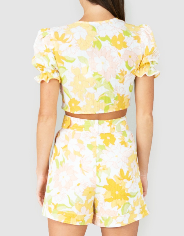 Amelius - Riviera Tie Crop Top