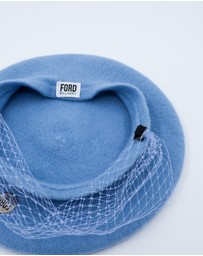 FORD MILLINERY - NIKKI Beret with veil