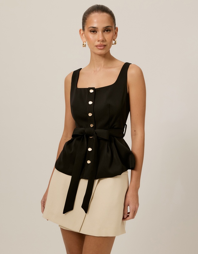 Tussah - Alexandra Tailored Scoop Neck Top
