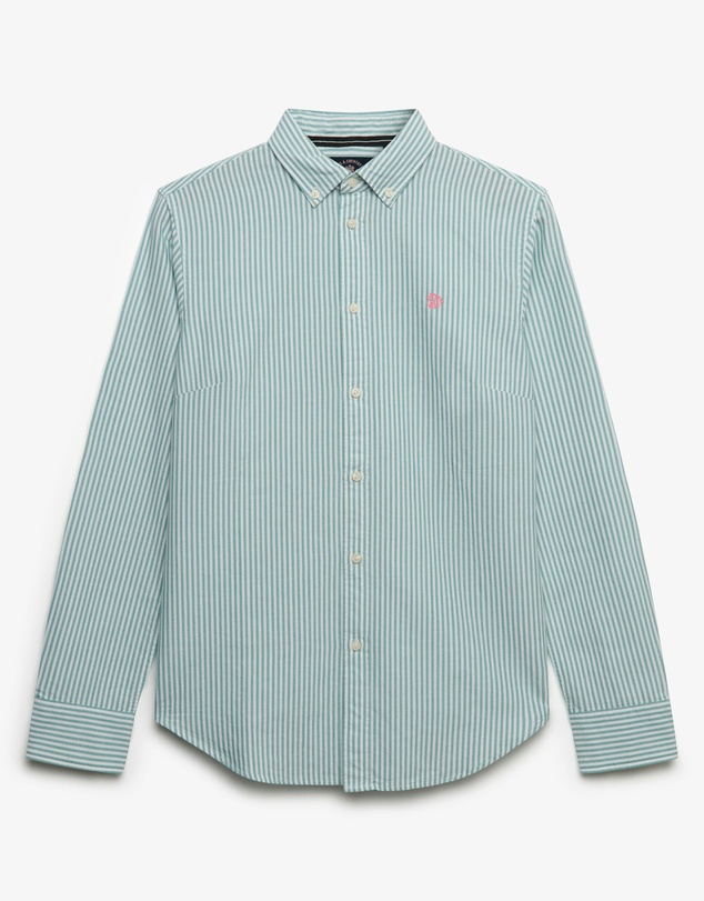 Superdry - Slim Oxford Button Down Long Sleeve Shirt