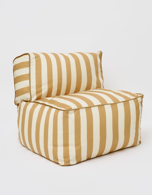 Phile - Striped Toddler Lounger - Marigold