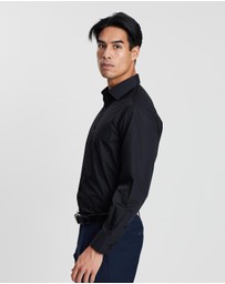 Van Heusen - Pointed Collar Long Sleeve Shirt with Classic Fit