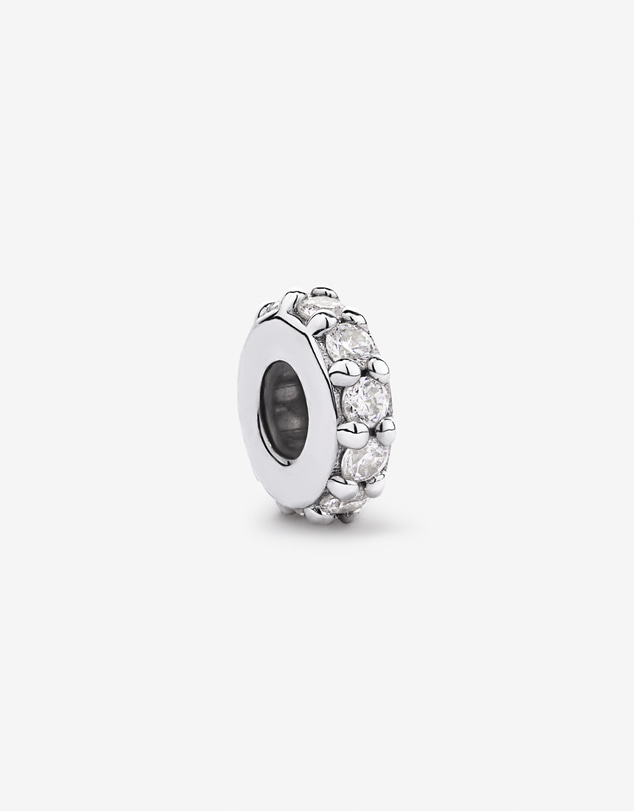 Michael Hill - Pendant Spacer with Cubic Zirconia in Sterling Silver