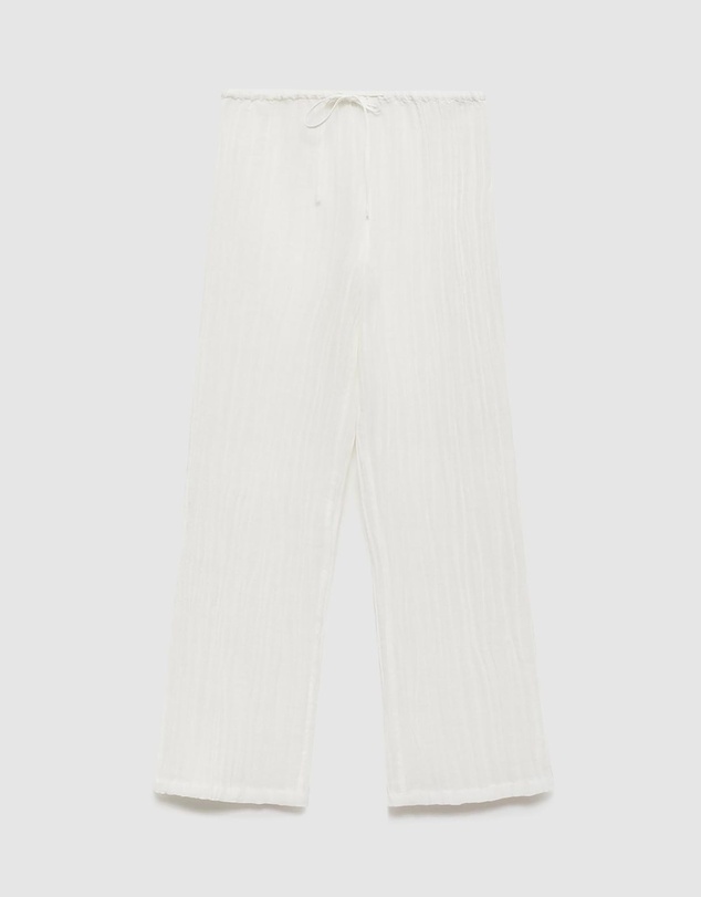M.N.G - Wrinkle Fluid Ramie Trousers