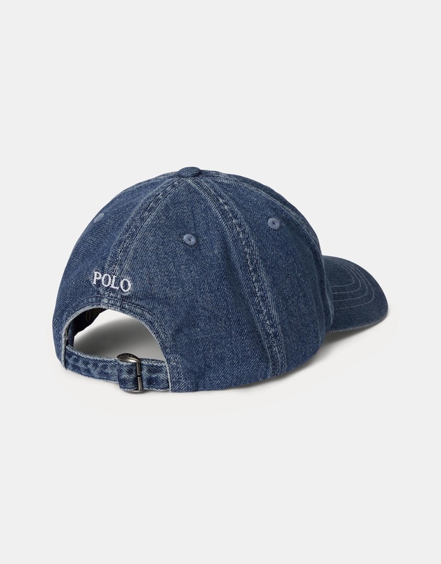 Polo Ralph Lauren - Indigo Cotton Denim Ball Cap - ICONIC EXCLUSIVE - Babies-Kids